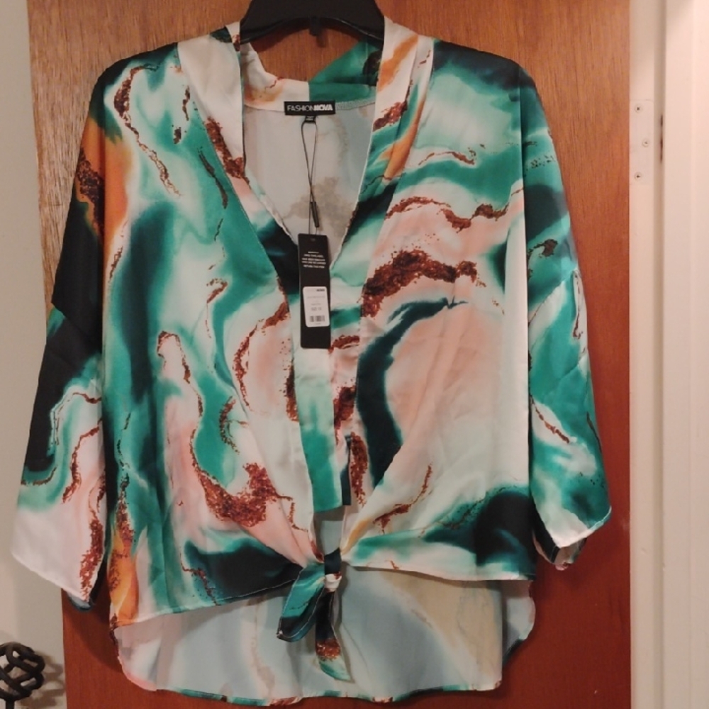 Tie Front Top